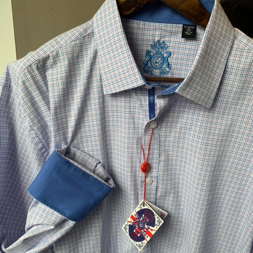 English Laundry Dress Shirt Size 18 XXL